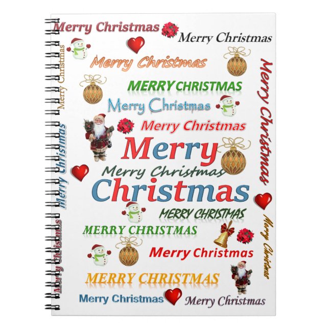 Caderno Espiral de Natal (Frente)