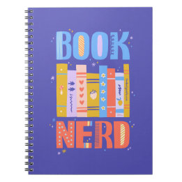 Caderno Espiral de Nerd de Livros com Livros Ilust
