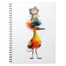 Caderno Espiral de Pássaros Coloridos, Amor por Pá
