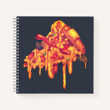 Caderno Espiral de Pizza Saborosa 
