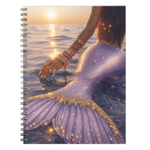 caderno espiral de sereia
