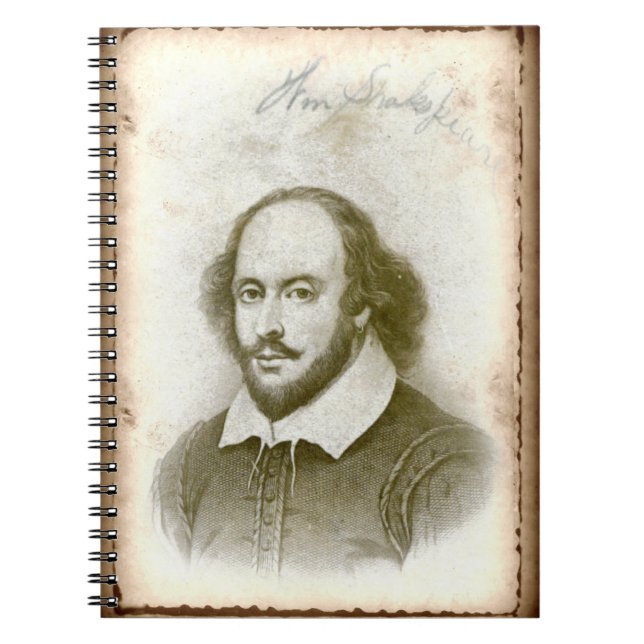 Caderno espiral de Shakespeare (Frente)