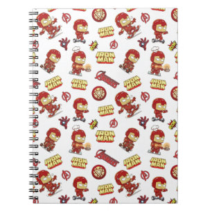 Caderno Espiral de Super-Herói Chibi Bobalhão
