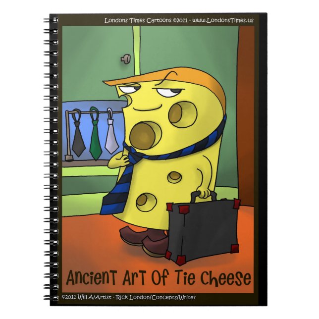 Caderno Espiral de Tai Chi de Desenho Animado Dive (Frente)