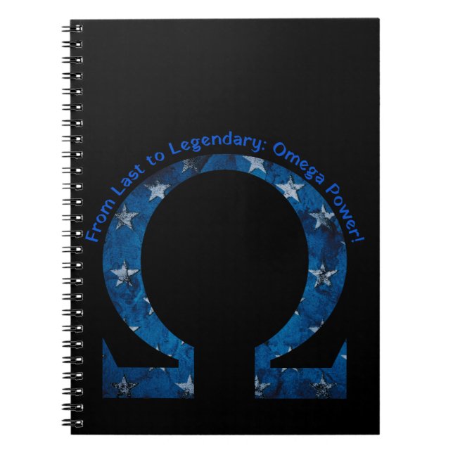 Caderno Espiral De Último a Lendário: Poder Ômega! (Frente)