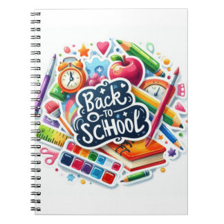 Caderno Espiral De volta à escola