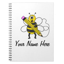 Caderno Espiral De Volta À Escola Engraçado Professor Personalizad