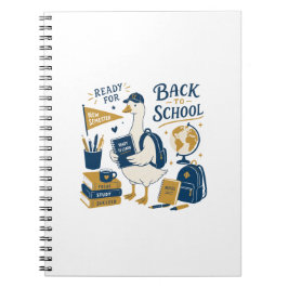 Caderno Espiral De Volta à Escola Ganso Ensino Médio