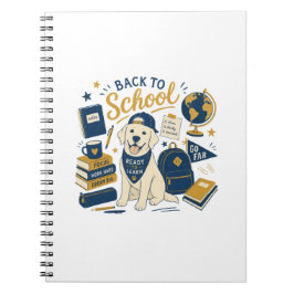 Caderno Espiral De Volta à Escola Labrador High School