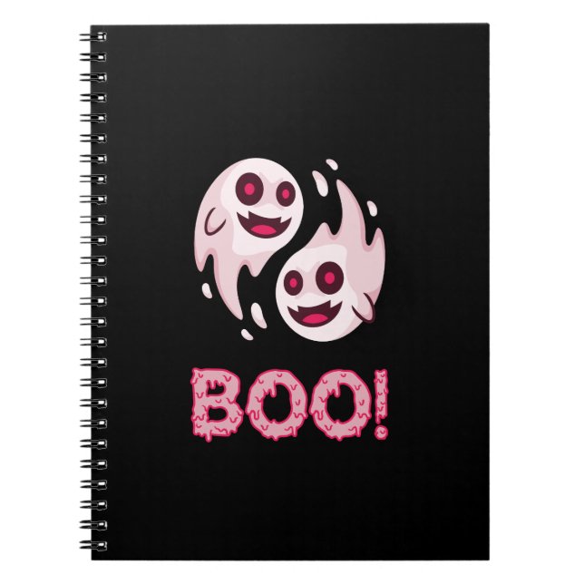 Caderno Espiral De volta às aulas com divertidos materiais escolar (Frente)