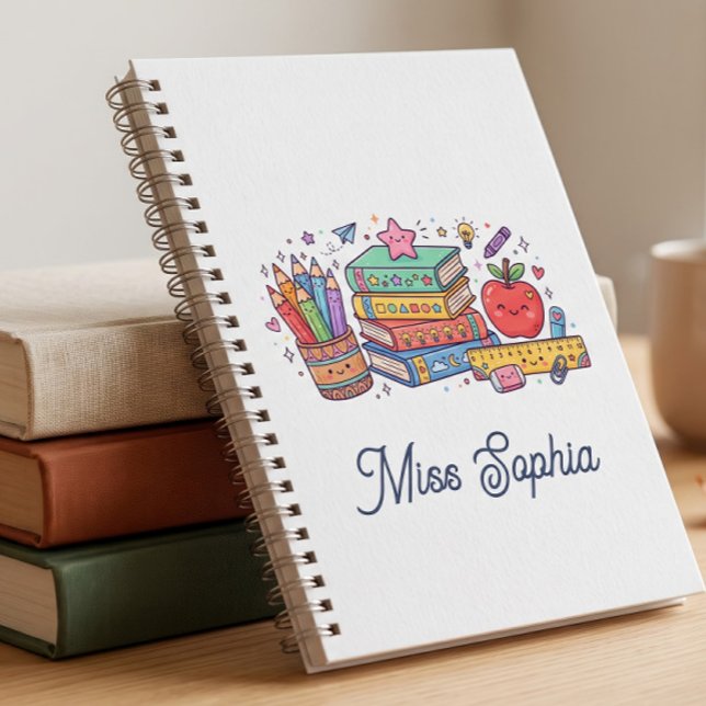 Caderno Espiral de Volta às Aulas para Professores (Criador carregado)
