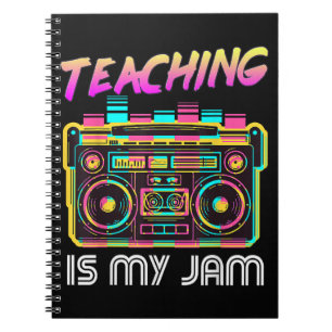 Caderno Espiral De Volta às Aulas Retro Ensino é Minha Paixão 80s