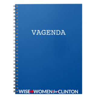 Caderno espiral de WWFC Vagenda (azul)