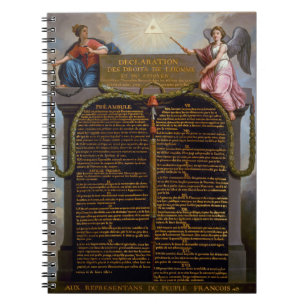 Caderno Espiral Declaração - Direitos do Homem e do Cidadão