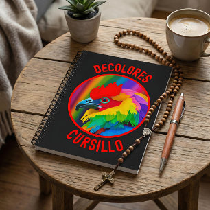 Caderno Espiral DeColores Cursillo Galo Colorido Arco-íris Vibrant