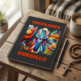 Caderno Espiral DeColores Cursillo Pincelada Galo Cruz Pombo