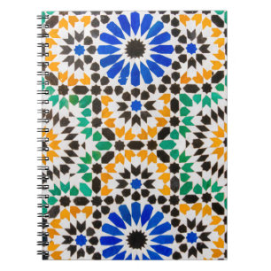 Caderno Espiral Decoração de azulejos no Palácio Bahia