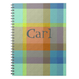 Caderno Espiral Decorative Plaid