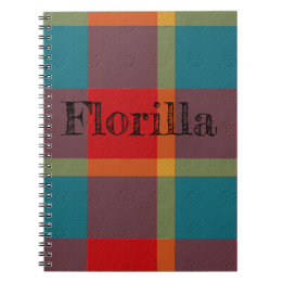 Caderno Espiral Decorative Plaid