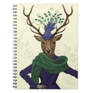 Caderno Espiral Deer e Fascinator 2