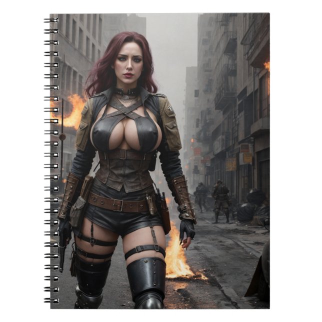 Caderno Espiral Defendendo a Pátria (Frente)