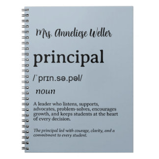 Caderno Espiral Definição Personalizada de Diretor