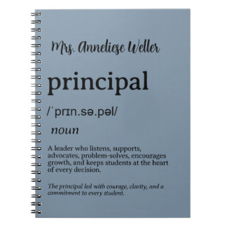 Caderno Espiral Definição Personalizada de Diretor