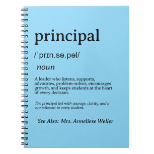 Caderno Espiral Definição Personalizada de Diretor