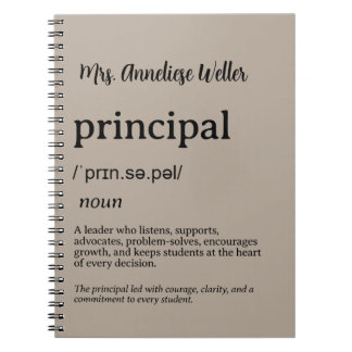 Caderno Espiral Definição Personalizada de Diretor