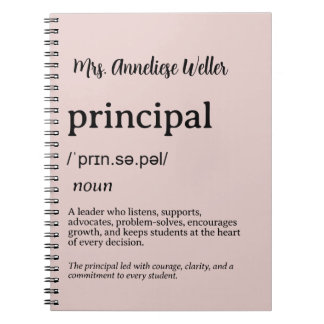 Caderno Espiral Definição Personalizada de Diretor