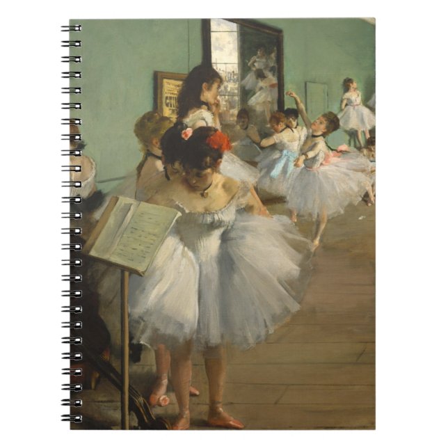 Caderno Espiral Degas Dançarinos de Balés de Dance Class (Frente)