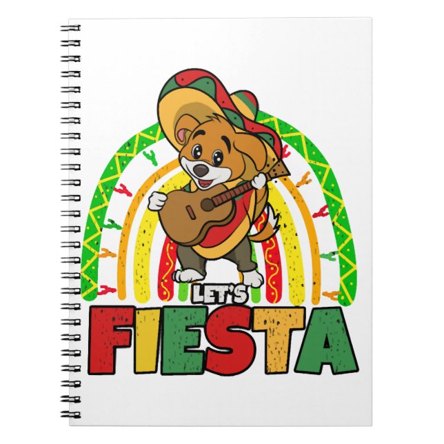 Caderno Espiral Deixe Fiesta Dog (Frente)