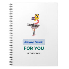 Caderno Espiral Deixe-me pensar