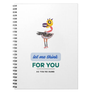 Caderno Espiral Deixe-me pensar