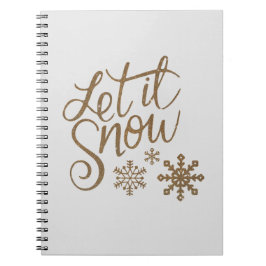 Caderno Espiral deixe nevar
