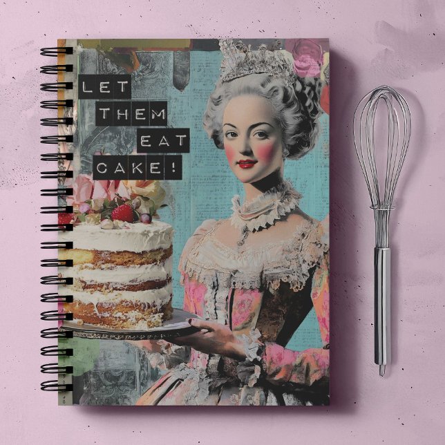 Caderno Espiral Deixe-Os Comer Notebook De Bolo (Criador carregado)