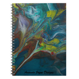 Caderno Espiral Deixe Que Haja Notebook Espiral De Designer Leve