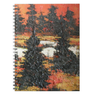 Caderno Espiral Delícia da Árvore de Pintura Ann Hayes