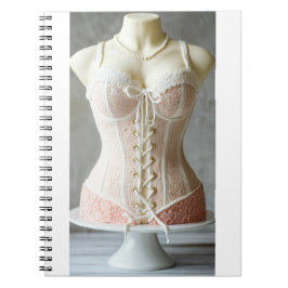 Caderno Espiral delicious bustier cake and sugar paste
