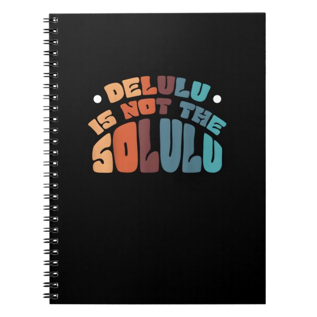 Caderno Espiral Deluluu Mindset, resultados reais (Frente)