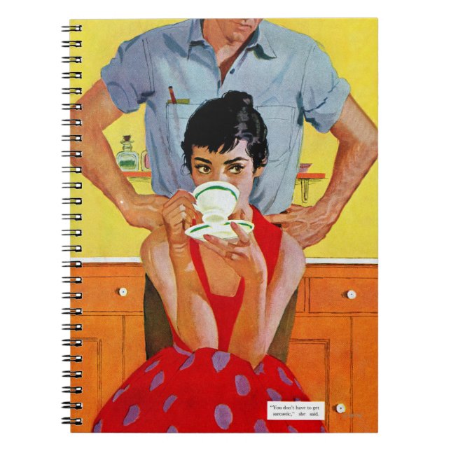 Caderno Espiral Demasiado tarde para compo (Frente)