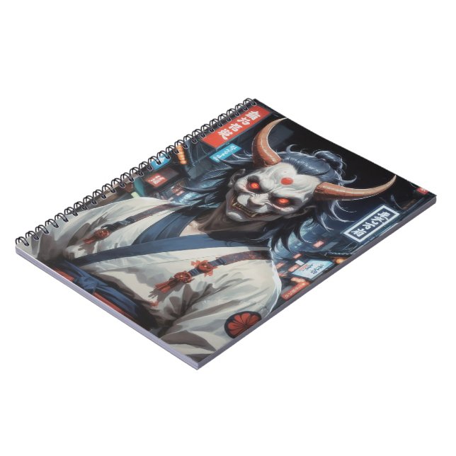 Caderno Espiral Demon Samurai (Left Side)