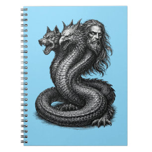 Caderno Espiral Demônio Bune Três Rostos, Um Poder