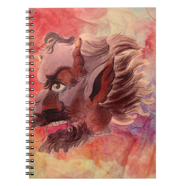 Caderno Espiral Demônio mau (Frente)