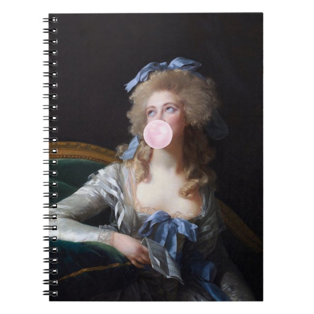 Caderno Espiral Demure with Pink Bubble Gum (Frente)
