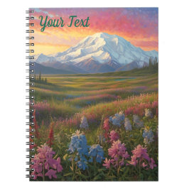 Caderno Espiral Denali Wildflowers