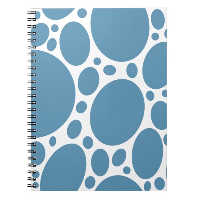 Caderno Espiral Denim Bule Bubbles (Frente)