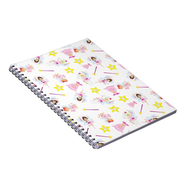 Caderno Espiral Dentes Brancos bonito de Fada Magia Dentes Brancos (Lado Direito)