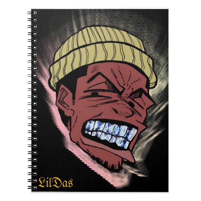 Caderno Espiral Dentes de ouro (Frente)
