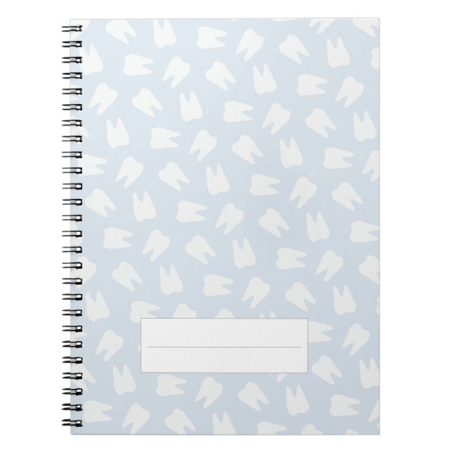 Caderno Espiral Dentista Dental Assistant Dental Baby Blue (Frente)